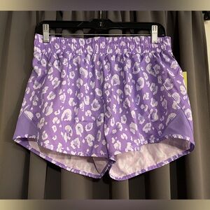 All In Motion Run Shorts in Purple